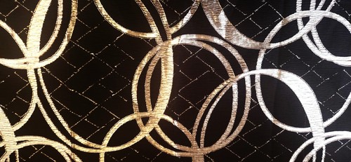Italian damask brown gold - damask, brown/gold