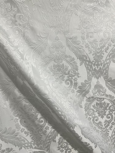 White damask brocade - damask,