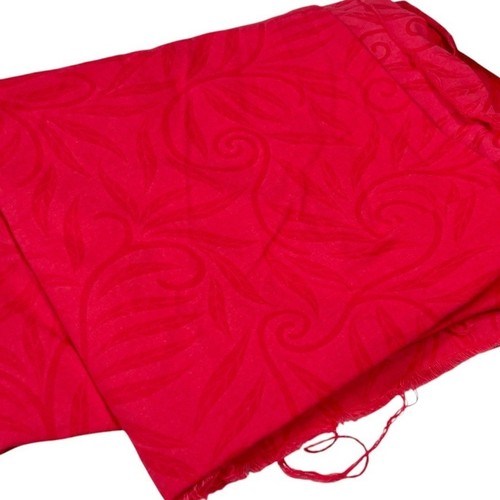 Yards red damask jacquard - yards,